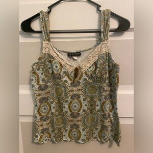 Vintage 2000s Boho Tank Top